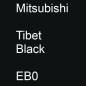 Preview: Mitsubishi, Tibet Black, EB0.